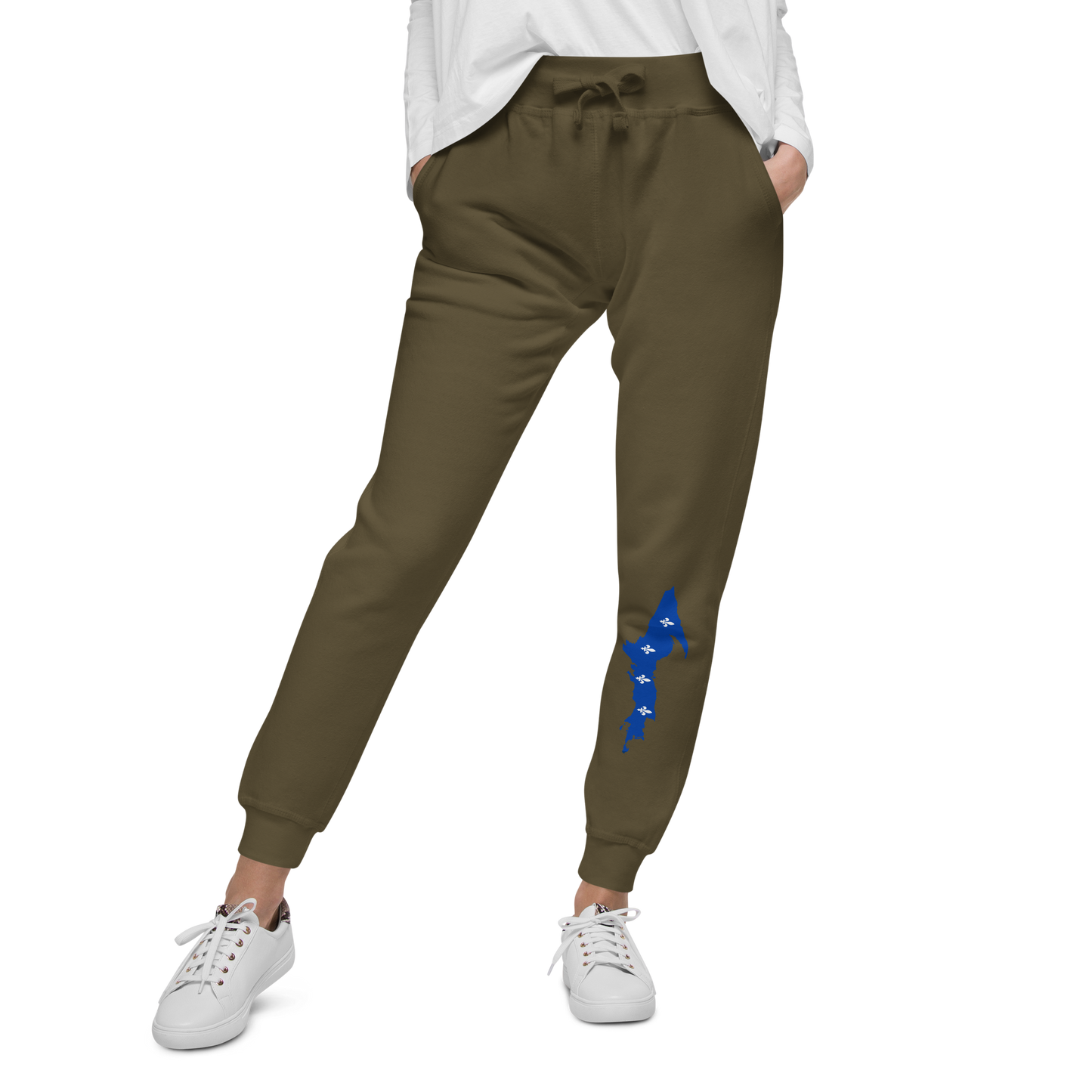 Michigan Upper Peninsula Sweatpants (w/ UP Quebec Flag Outline)