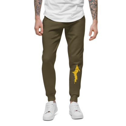 Michigan Upper Peninsula Sweatpants (w/ Gold UP Outline)