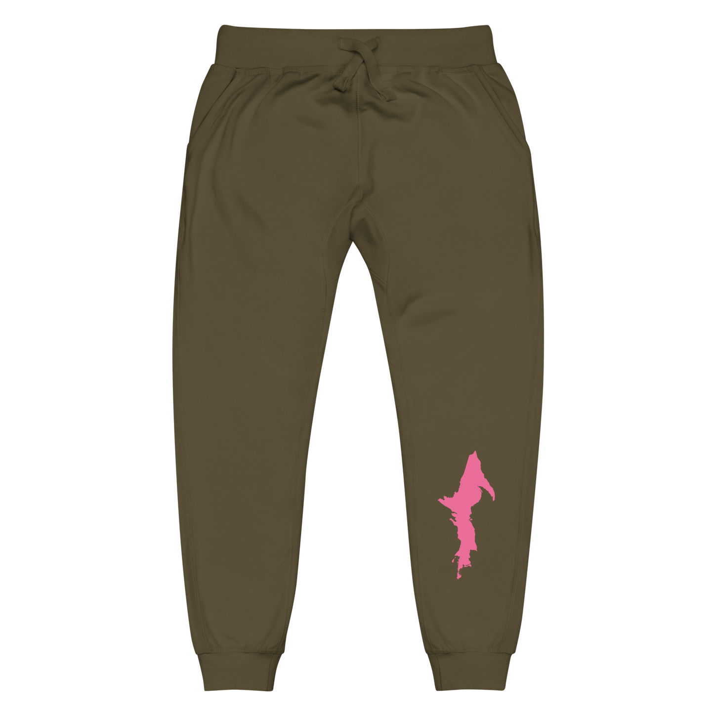 Michigan Upper Peninsula Sweatpants (w/ Pink UP Outline)