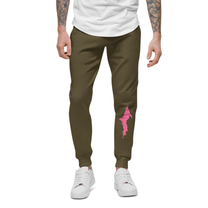 Michigan Upper Peninsula Sweatpants (w/ Pink UP Outline)