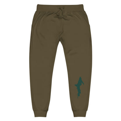 Michigan Upper Peninsula Sweatpants (w/ Green UP Outline)