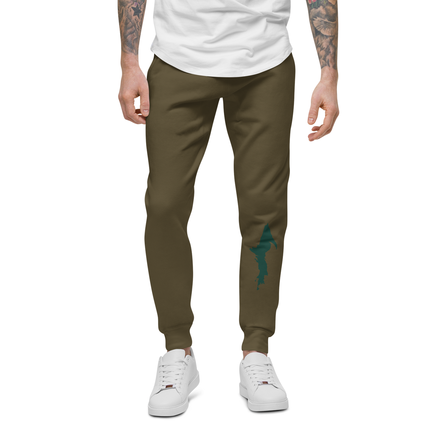 Michigan Upper Peninsula Sweatpants (w/ Green UP Outline)