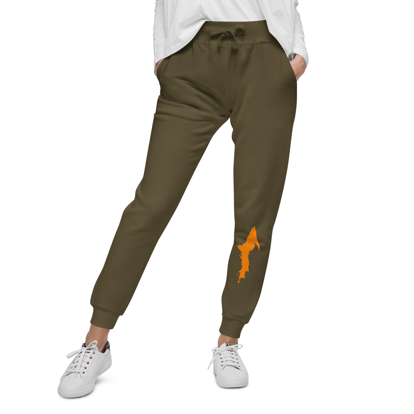 Michigan Upper Peninsula Sweatpants (w/ Orange UP Outline)