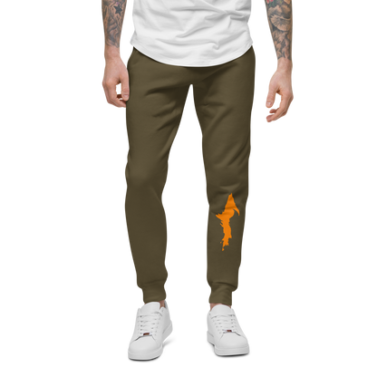 Michigan Upper Peninsula Sweatpants (w/ Orange UP Outline)