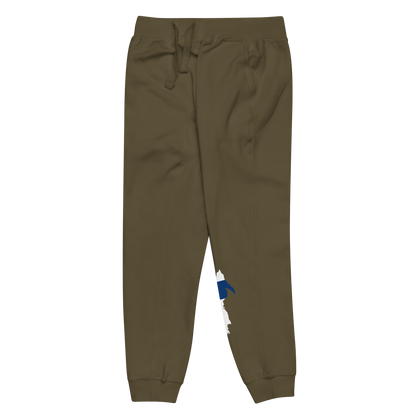 Michigan Upper Peninsula Sweatpants (w/ UP Finland Flag Outline)