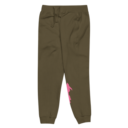 Michigan Upper Peninsula Sweatpants (w/ Pink UP Outline)