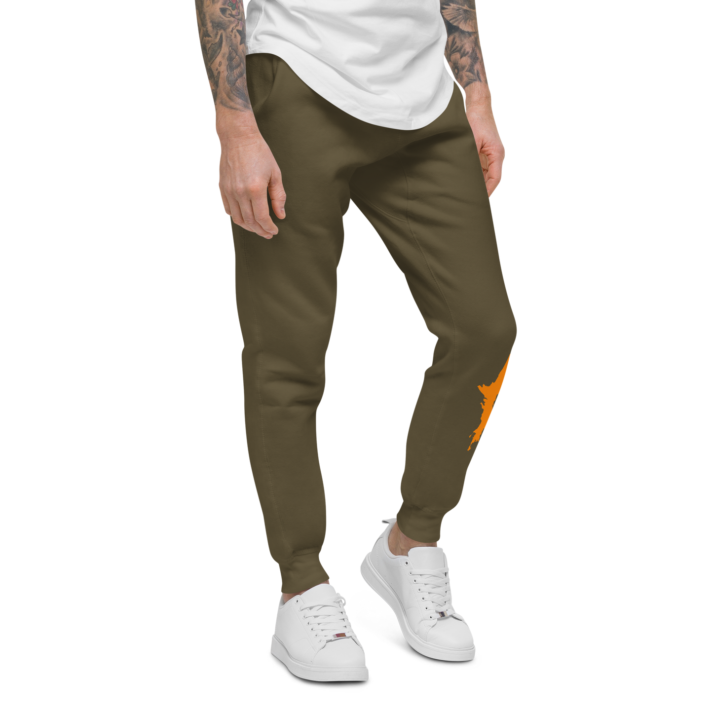 Michigan Upper Peninsula Sweatpants (w/ Orange UP Outline)