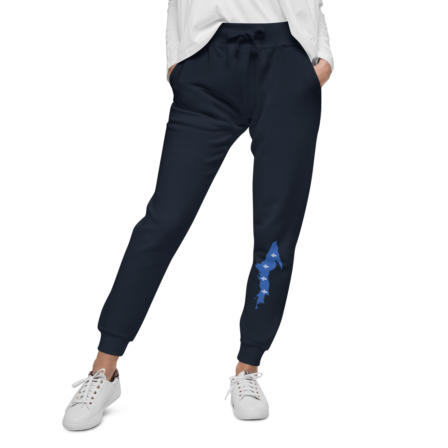 Michigan Upper Peninsula Sweatpants (w/ UP Quebec Flag Outline)