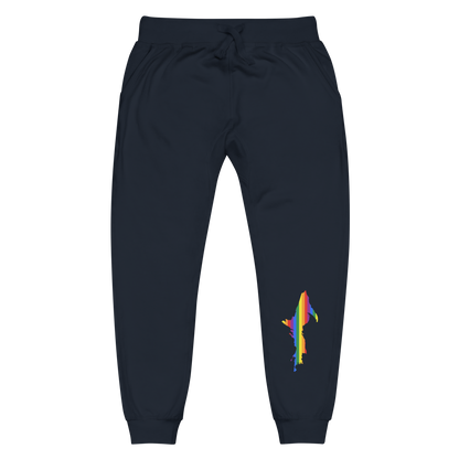 Michigan Upper Peninsula Sweatpants (w/ UP Pride Flag Outline)