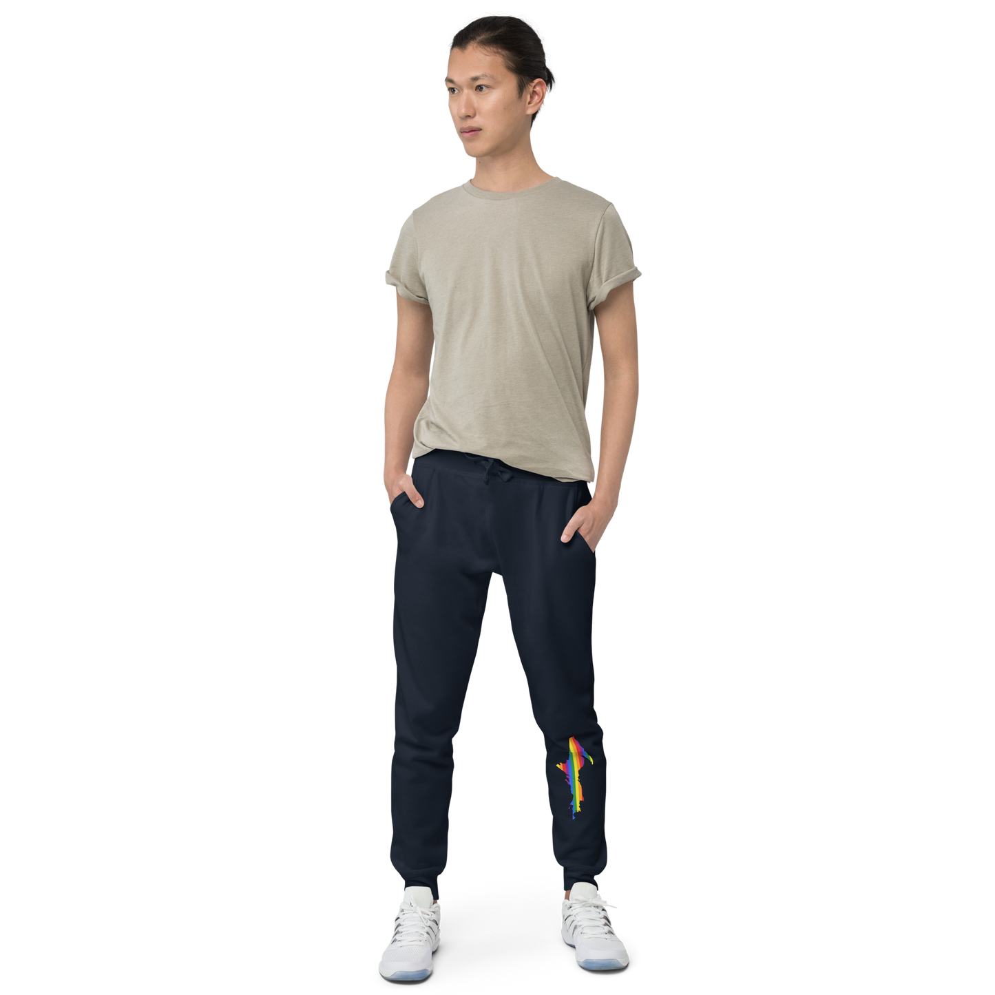 Michigan Upper Peninsula Sweatpants (w/ UP Pride Flag Outline)