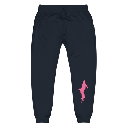 Michigan Upper Peninsula Sweatpants (w/ Pink UP Outline)