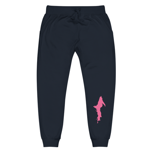 Michigan Upper Peninsula Sweatpants (w/ Pink UP Outline)