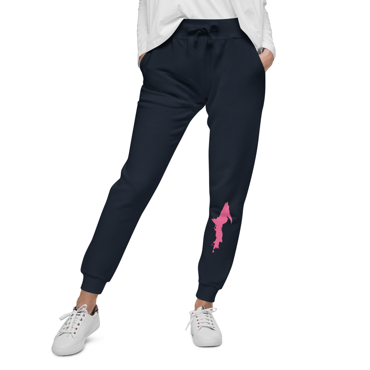 Michigan Upper Peninsula Sweatpants (w/ Pink UP Outline)