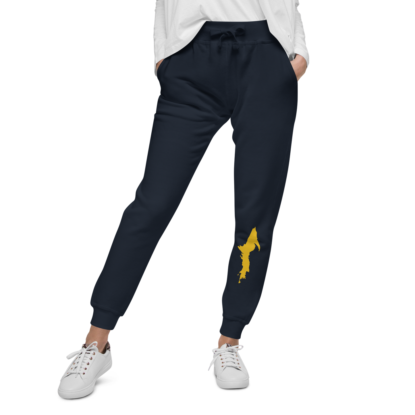 Michigan Upper Peninsula Sweatpants (w/ Gold UP Outline)