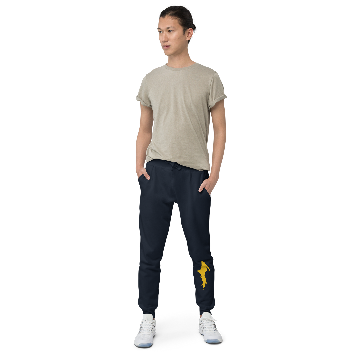 Michigan Upper Peninsula Sweatpants (w/ Gold UP Outline)