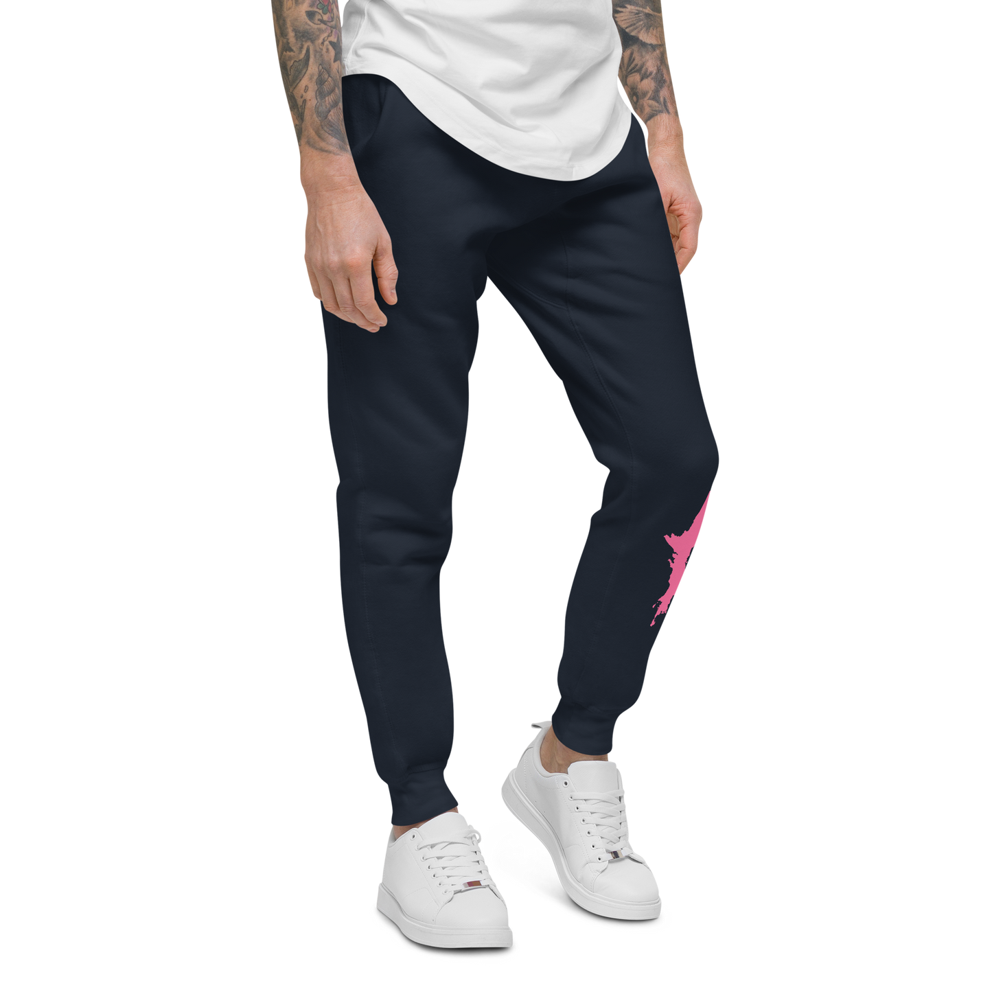 Michigan Upper Peninsula Sweatpants (w/ Pink UP Outline)