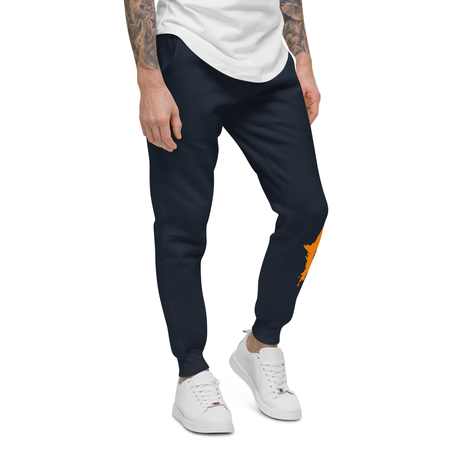 Michigan Upper Peninsula Sweatpants (w/ Orange UP Outline)