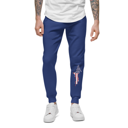 Michigan Upper Peninsula Sweatpants (w/ MI USA Flag Outline)