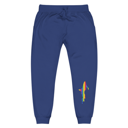 Michigan Upper Peninsula Sweatpants (w/ UP Pride Flag Outline)