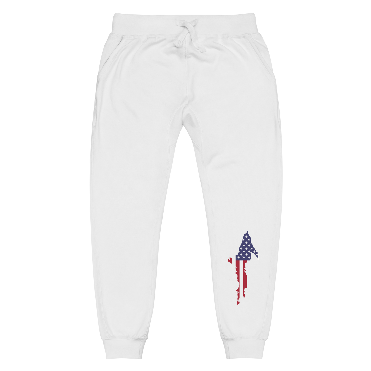 Michigan Upper Peninsula Sweatpants (w/ MI USA Flag Outline)