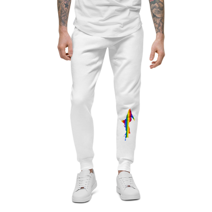 Michigan Upper Peninsula Sweatpants (w/ UP Pride Flag Outline)