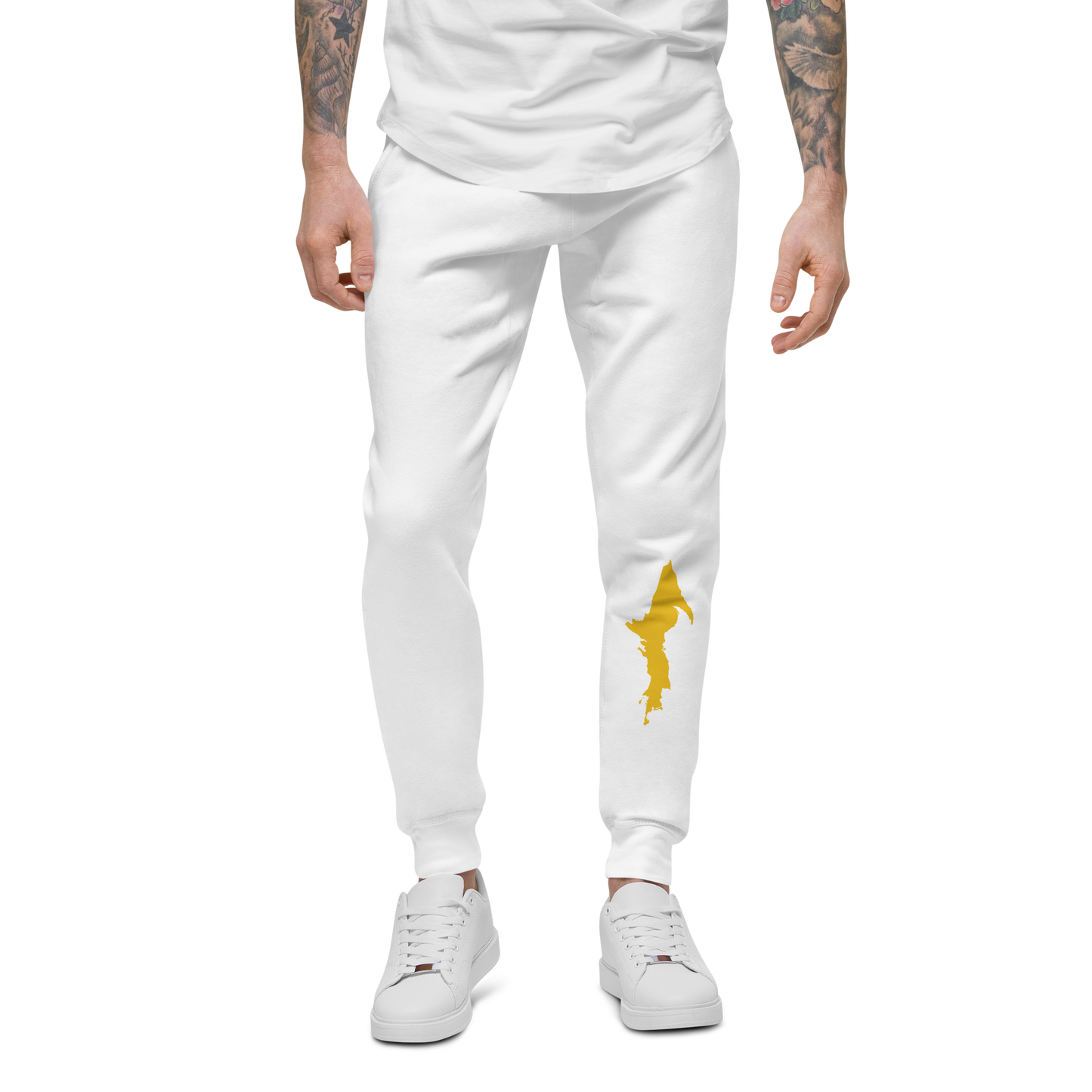 Michigan Upper Peninsula Sweatpants (w/ Gold UP Outline)