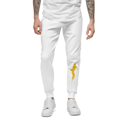 Michigan Upper Peninsula Sweatpants (w/ Gold UP Outline)