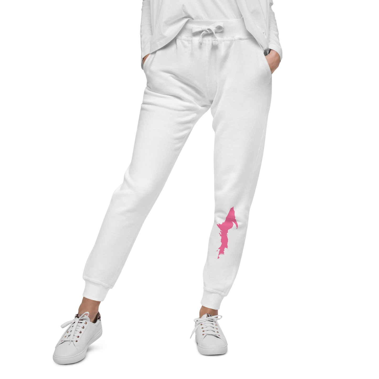 Michigan Upper Peninsula Sweatpants (w/ Pink UP Outline)