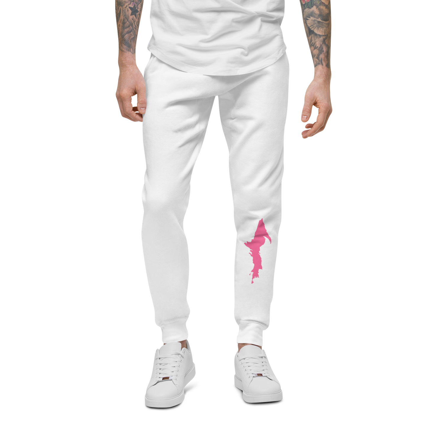 Michigan Upper Peninsula Sweatpants (w/ Pink UP Outline)