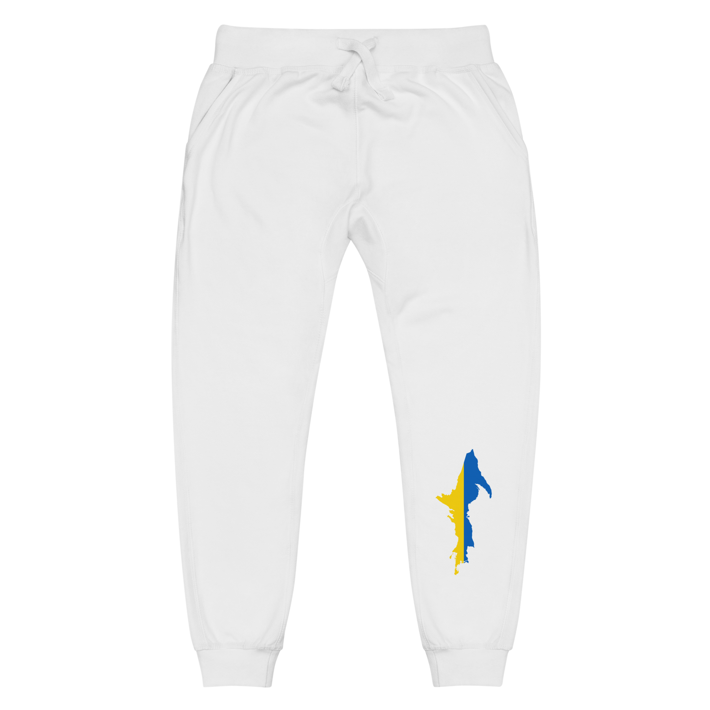 Michigan Upper Peninsula Sweatpants (w/ UP Ukraine Flag Outline)