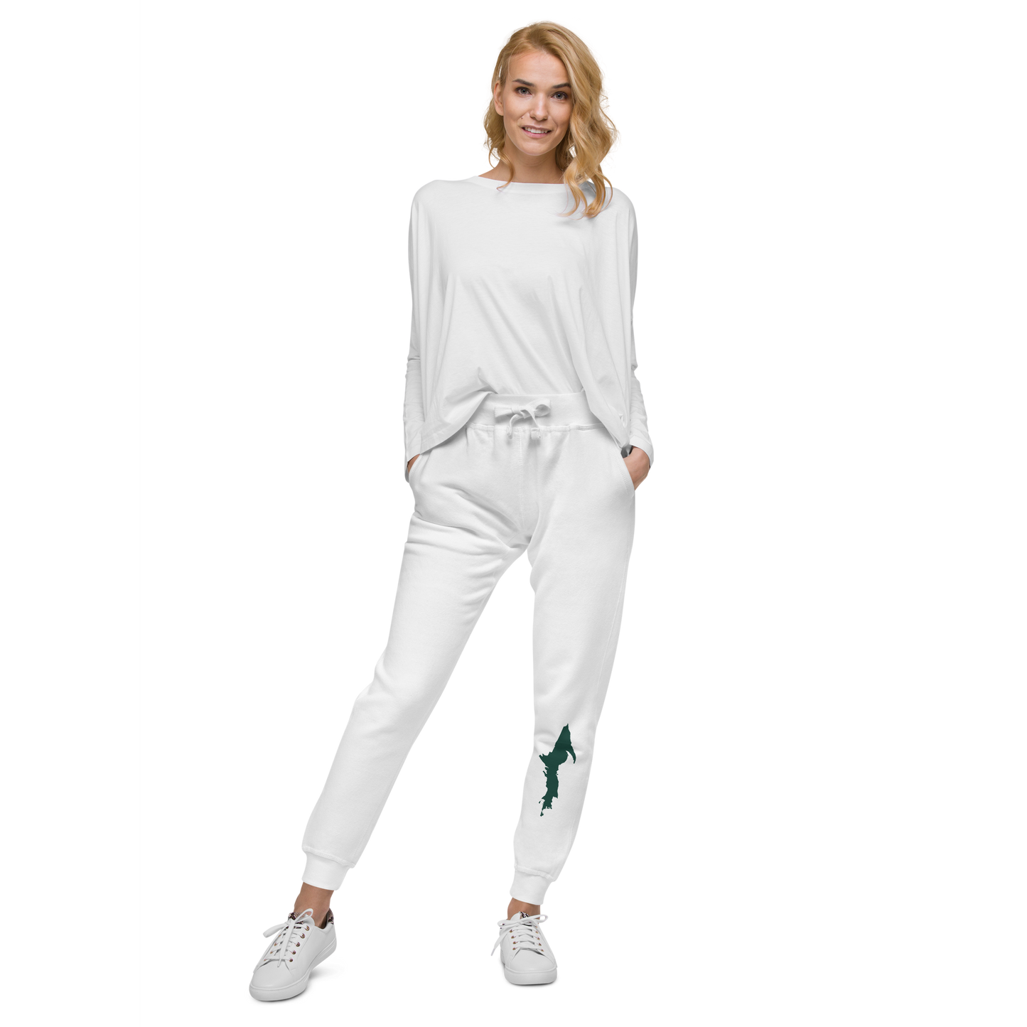 Michigan Upper Peninsula Sweatpants (w/ Green UP Outline)