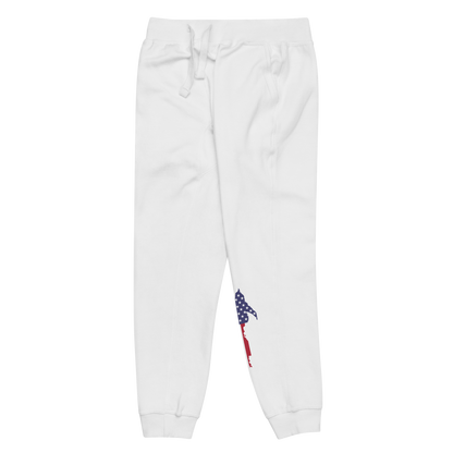 Michigan Upper Peninsula Sweatpants (w/ MI USA Flag Outline)