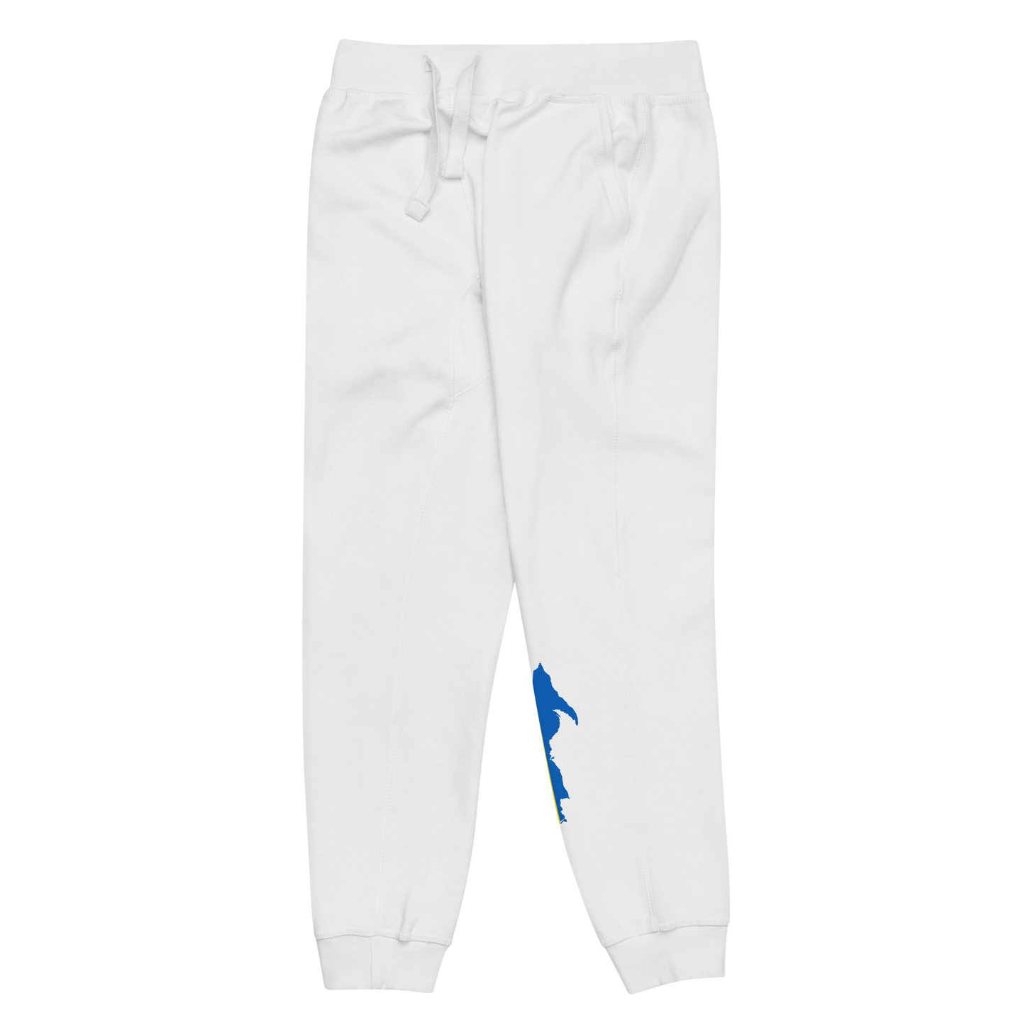 Michigan Upper Peninsula Sweatpants (w/ UP Ukraine Flag Outline)