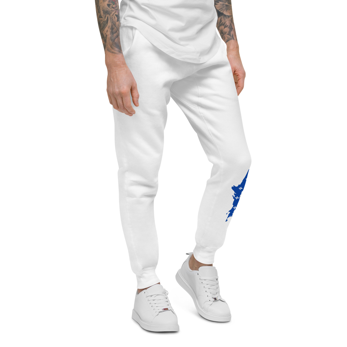 Michigan Upper Peninsula Sweatpants (w/ UP Quebec Flag Outline)