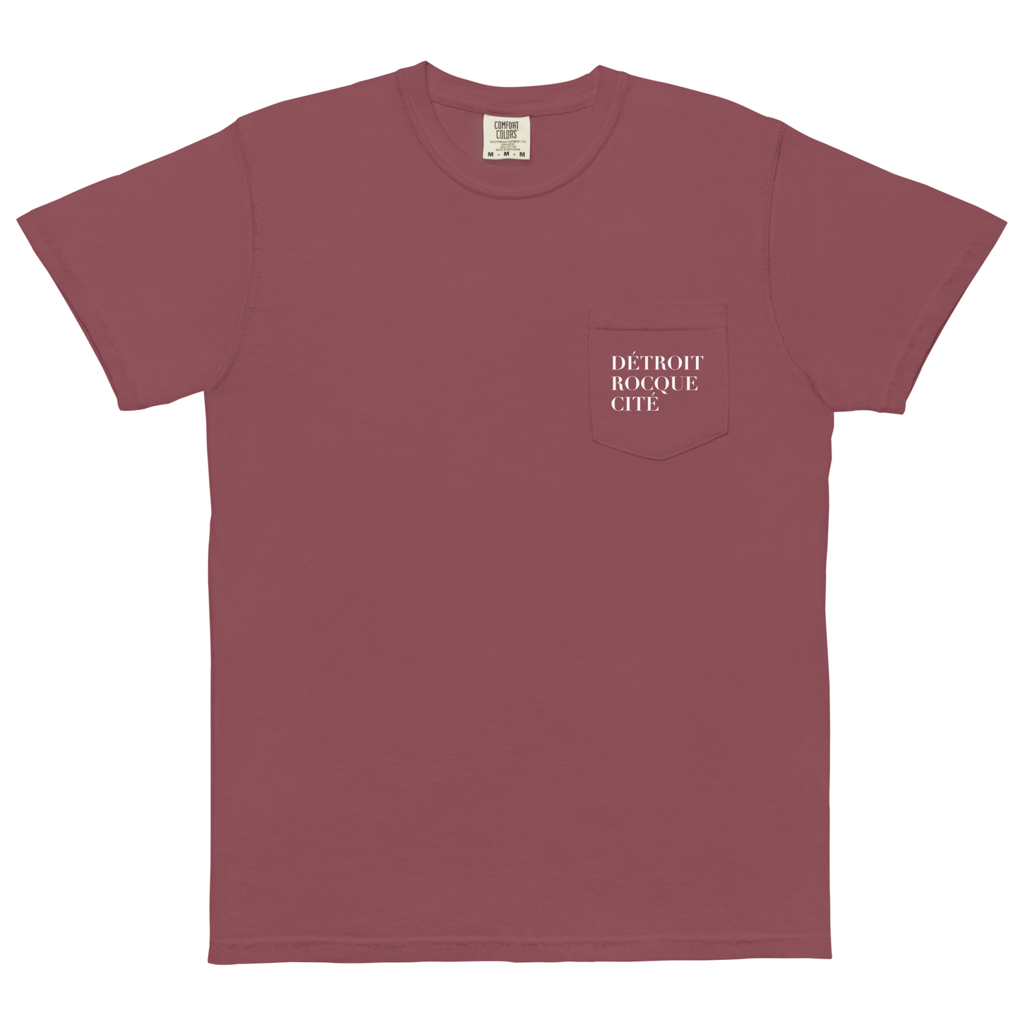 "Détroit Rocque Cité' Pocket T-Shirt | Garment Dyed