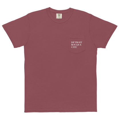 "Détroit Rocque Cité' Pocket T-Shirt | Garment Dyed
