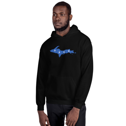 Michigan Upper Peninsula Hoodie (w/ UP Quebec Flag Outline) | Unisex Standard