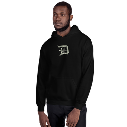 Detroit 'Old English D' Hoodie (Benjamins Edition) | Unisex Standard - Emb.