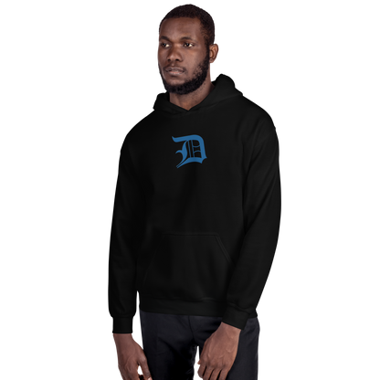 Detroit 'Old English D' Hoodie (Azure) | Unisex Standard - Emb.