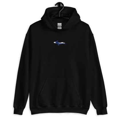 Michigan Upper Peninsula Hoodie (w/ Embroidered UP Finland Flag Outline) | Unisex Standard