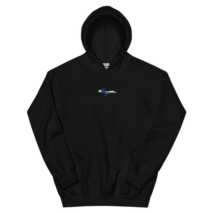 Michigan Upper Peninsula Hoodie (w/ Embroidered UP Finland Flag Outline) | Unisex Standard