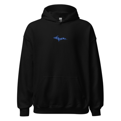 Michigan Upper Peninsula Hoodie (w/ Embroidered UP Quebec Flag Outline) | Unisex Standard