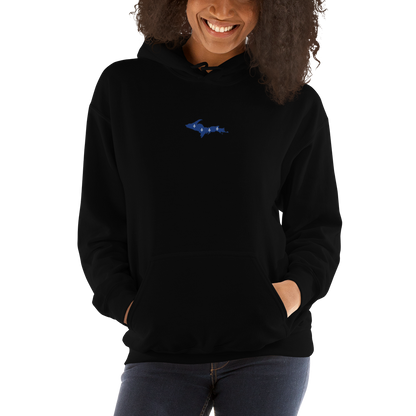 Michigan Upper Peninsula Hoodie (w/ Embroidered UP Quebec Flag Outline) | Unisex Standard