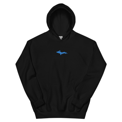 Michigan Upper Peninsula Hoodie (w/ Embroidered Azure UP Outline) | Unisex Standard