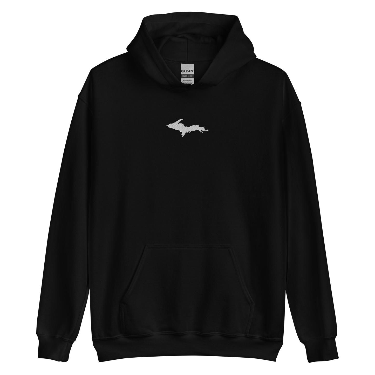 Michigan Upper Peninsula Hoodie (w/ Embroidered UP Outline) | Unisex Standard