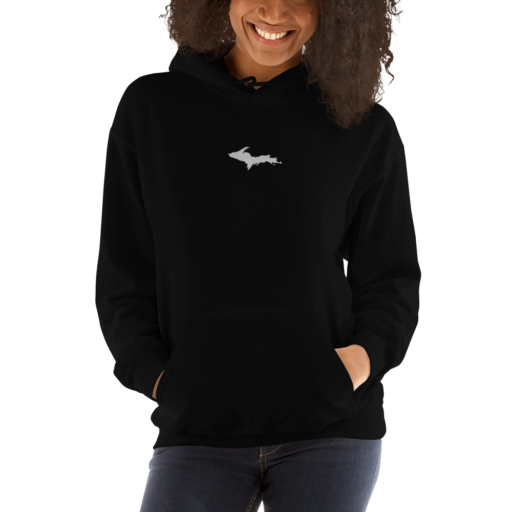 Michigan Upper Peninsula Hoodie (w/ Embroidered UP Outline) | Unisex Standard