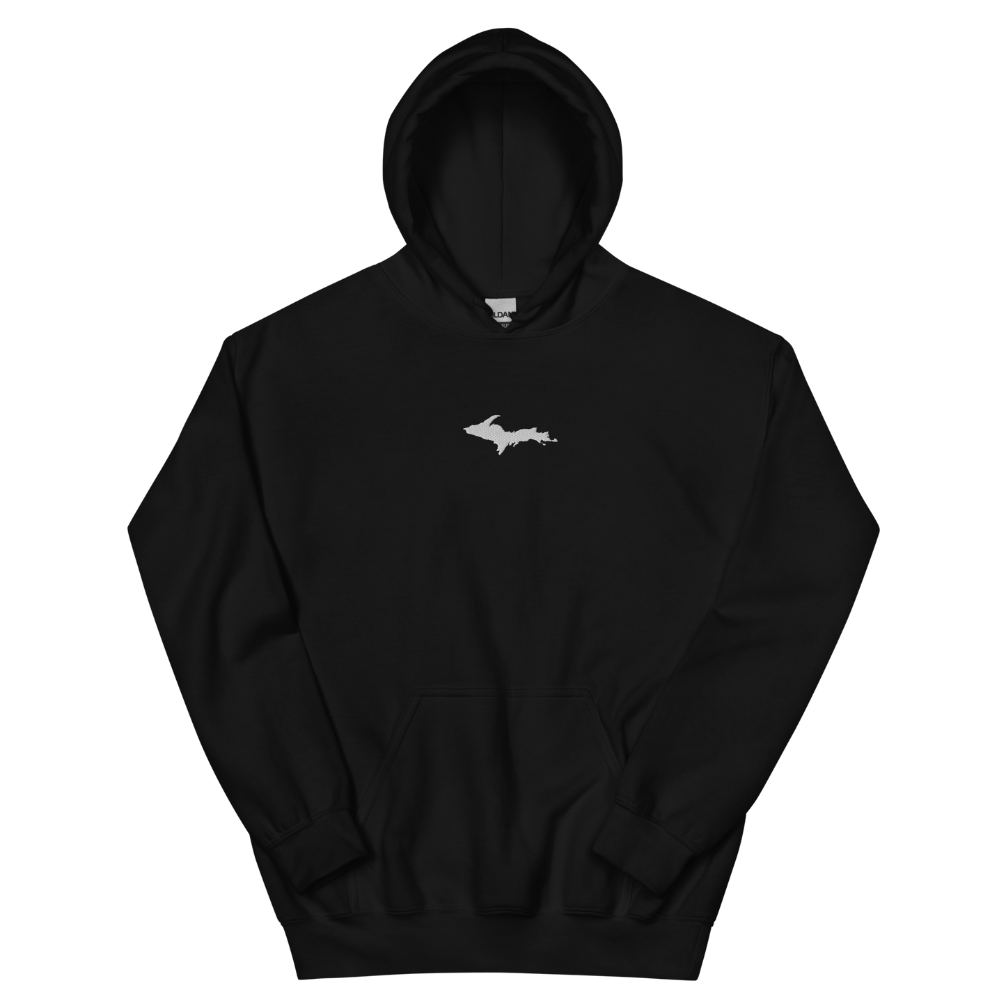 Michigan Upper Peninsula Hoodie (w/ Embroidered UP Outline) | Unisex Standard