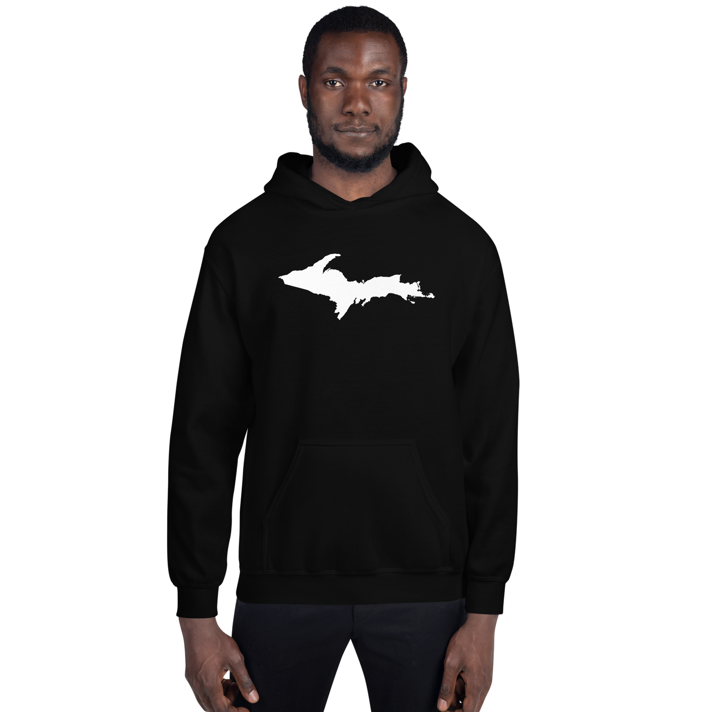 Michigan Upper Peninsula Hoodie (w/ UP Outline) | Unisex Standard