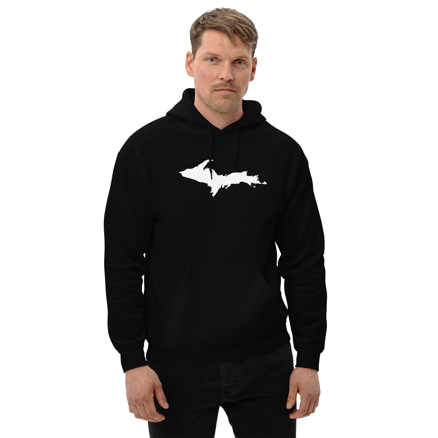 Michigan Upper Peninsula Hoodie (w/ UP Outline) | Unisex Standard