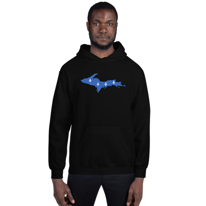 Michigan Upper Peninsula Hoodie (w/ UP Quebec Flag Outline) | Unisex Standard